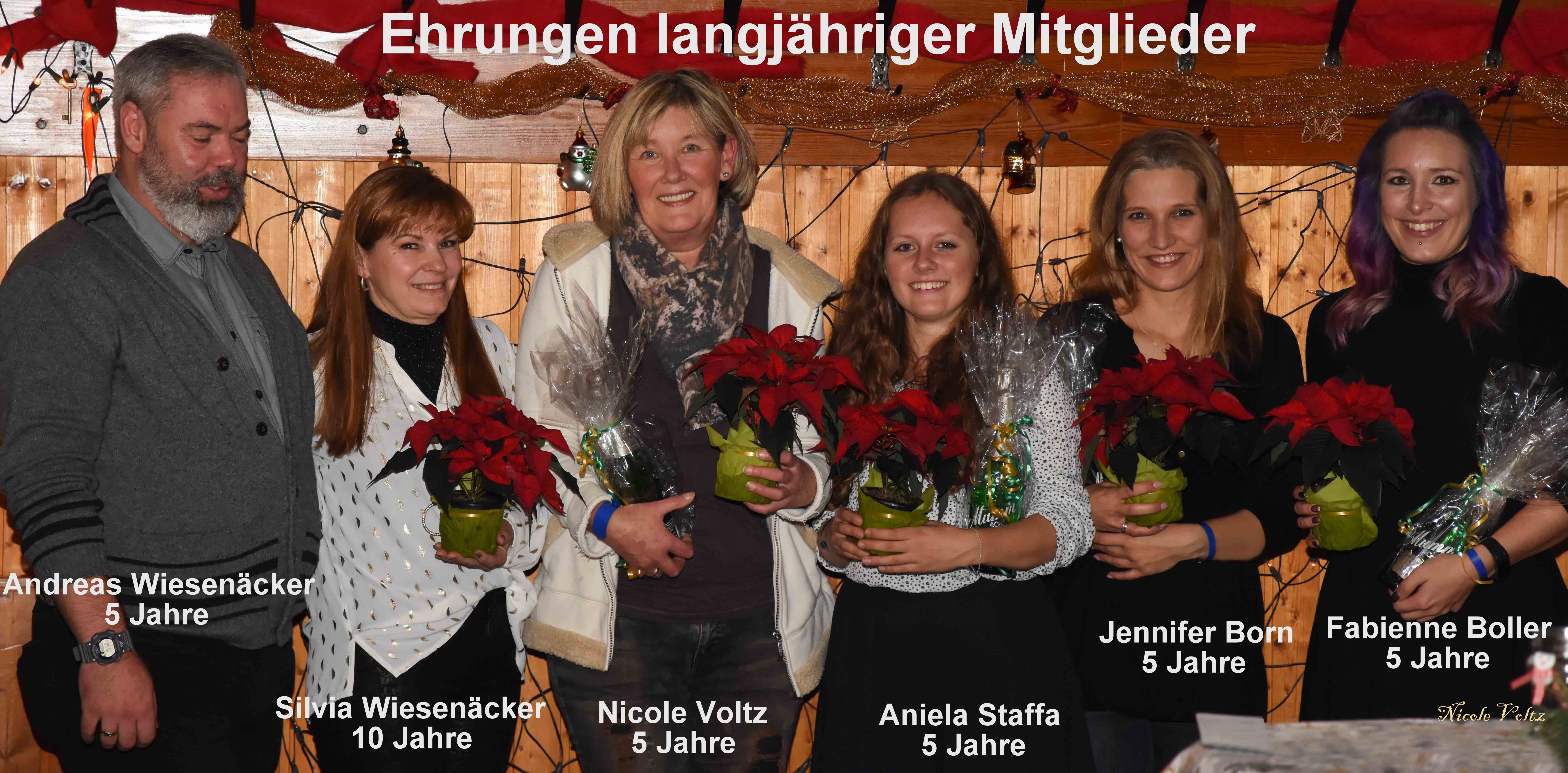 Mitgliederehrung
